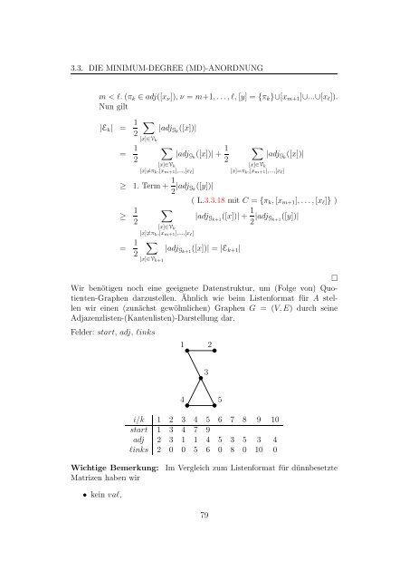 Algorithmen auf Graphen und dünn besetzte Matrizen - Bergische ...