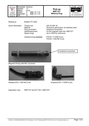 MSP-677 - Huegli Tech