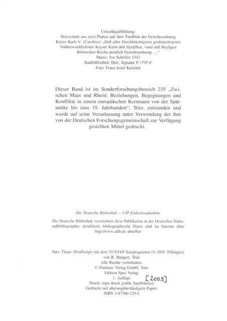 Hexenverfolgung und Herrschaftspraxis - Vorarlberg