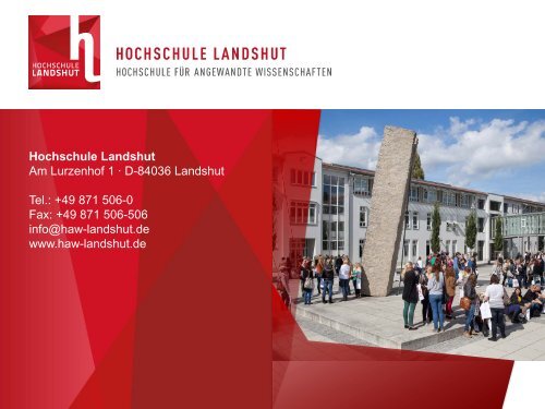 Fakultät Soziale Arbeit - Hochschule Landshut