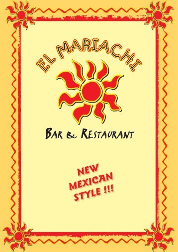 Speisekarte - El Mariachi