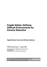 Fragile States: Defining Difficult Environments for Poverty ... - INEE