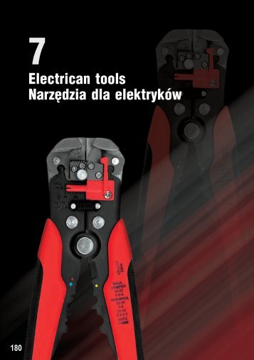 Electrican tools Narzędzia dla elektryków - Vifaa