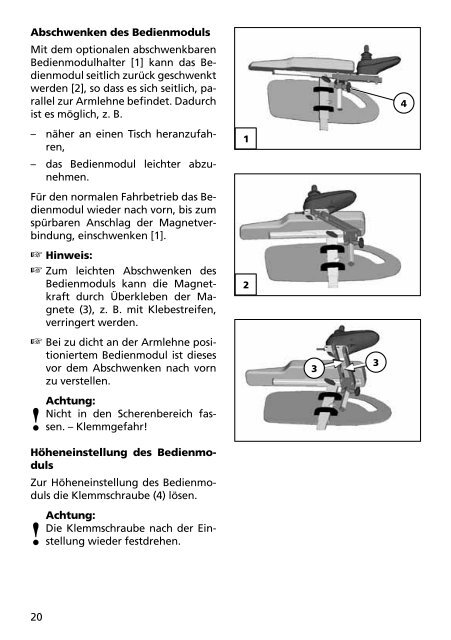 BEDIENUNGSANLEITUNG ElEktrorollstuhl - Meyra