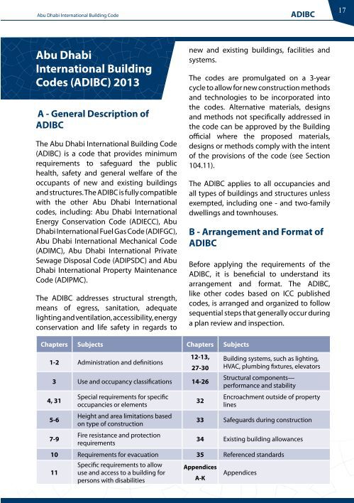 The Code Handbook: Abu Dhabi International Building Codes