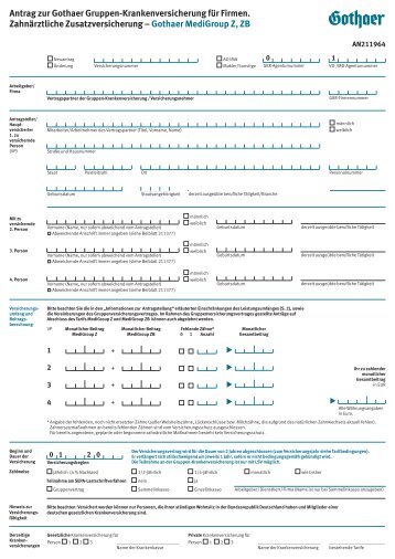 Antrag - medigroup.gothaer.de