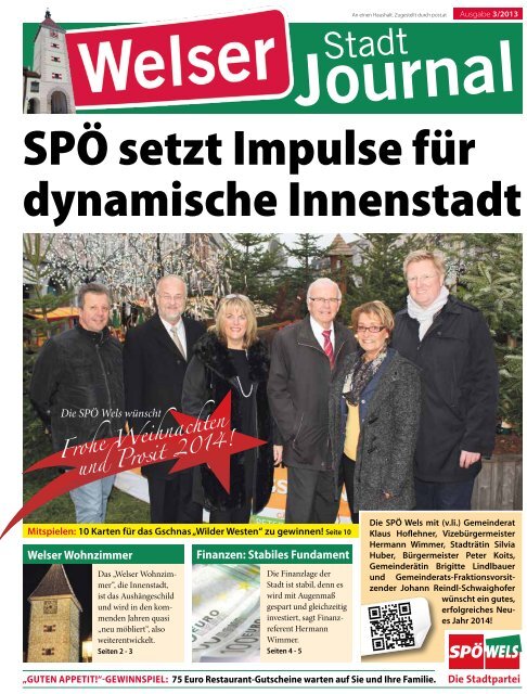 SPÖ setzt Impulse für dynamische Innenstadt - SPÖ Wels