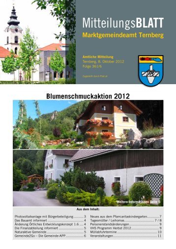 Mitteilungsblatt Oktober 2012 (731 KB) - .PDF - Ternberg