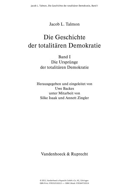 und Leseprobe (PDF) - Vandenhoeck & Ruprecht