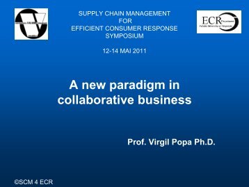 A new paradigm in collaborative business - ecr-uvt