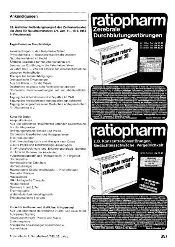 Gesamte Ausgabe runterladen - Zentralverband der Ärzte für ...