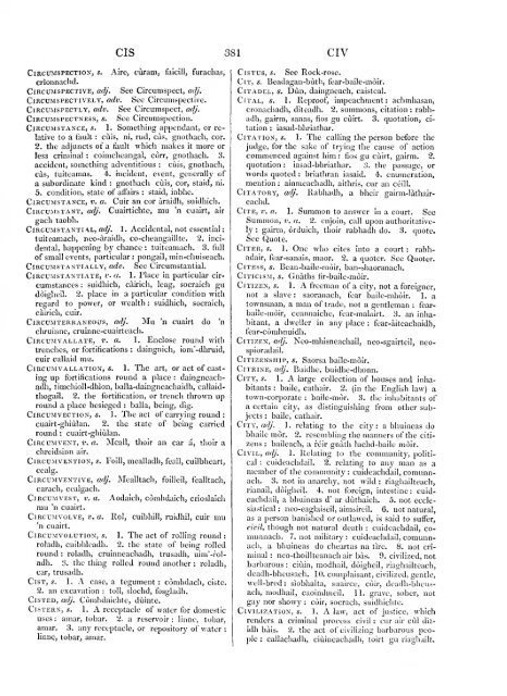 Dictionarium scoto-celticum : a dictionary of the Gaelic language ...