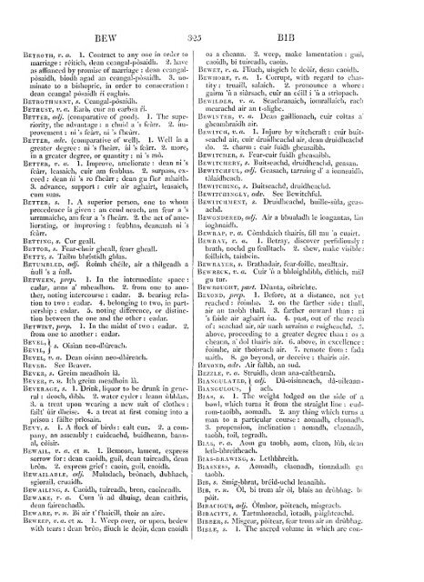 Dictionarium scoto-celticum : a dictionary of the Gaelic language ...