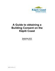 A Guide to Obtaining a Building Consent - Kapiti Coast District Council