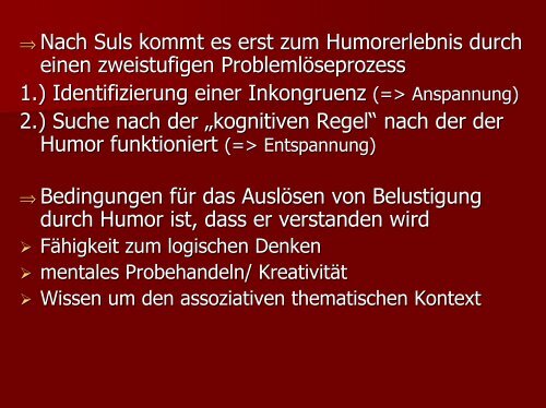 Humor und Lachen