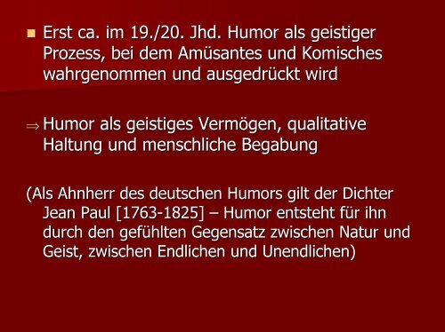 Humor und Lachen
