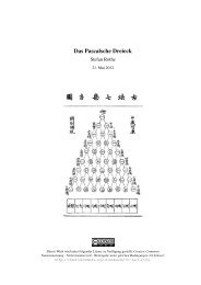 Das Pascalsche Dreieck - Stefan Rothe
