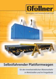 Selbstfahrender Plattformwagen