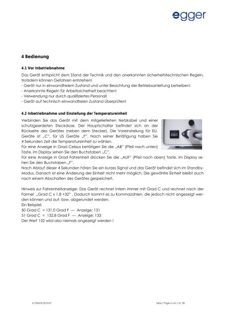 Betriebsanleitung Dubliergerät EDG 1 - Battery Benelux