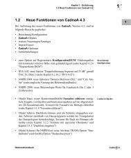 1.2 Neue Funktionen von CadnaA 4.3