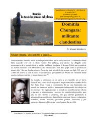 Domitila Chungara: militante clandestina - La Rosa Blindada