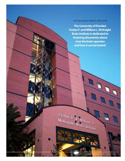 annual report - Department of Neurosurgery University of Florida
