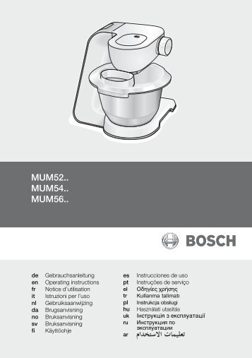 Bosch MUM56340 keukenmachine - Wehkamp.nl
