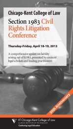 Section 1983 Civil Rights Litigation Conference Brochure