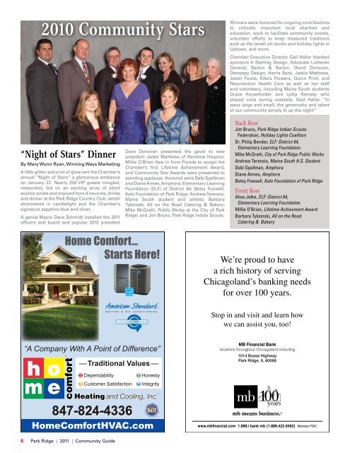 2011 Park Ridge Community Guide - Communities - Pioneer Press