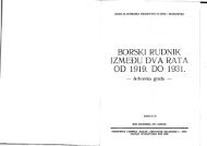 Borski rudnik između dva svetska rata od 1919. do 1931. Radna ...