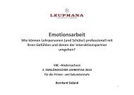 Emotionsarbeit - VBE