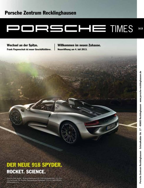 Ausgabe 03/13 - Porsche