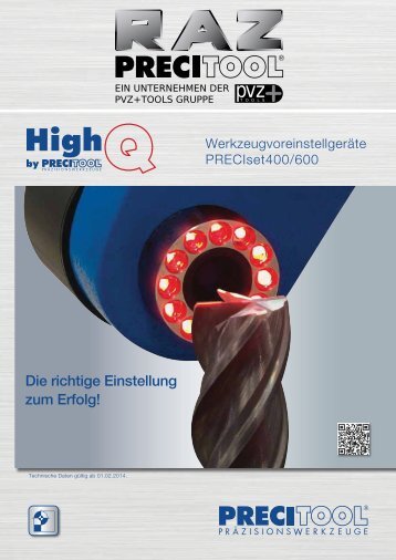 HighQ PRECIset 400/600 - raz-wkz.de