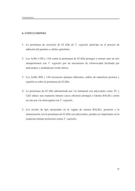 Evaluación de la inmunogenicidad y la capacidad protectora de la ...