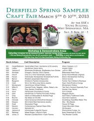 Show Program Link - Old Deerfield Craft Fairs