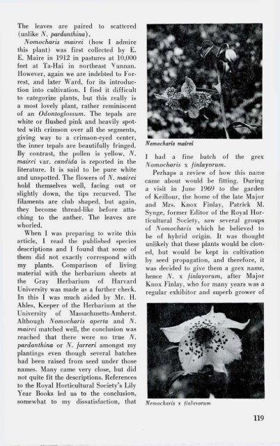Bulletin - Summer 1979 - North American Rock Garden Society
