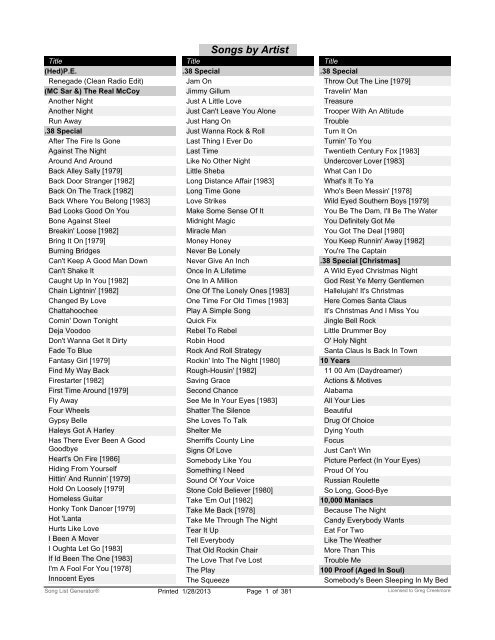 Song 1991 list moscow metallica 30 years