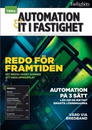 Automation - Fastighetstidningen