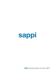 2000 annual report on form 20-F - Sappi
