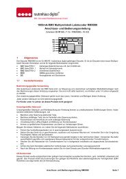 Anleitung RMX-Lokdecoder RMX990 - MDVR