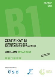 Prüfungstraining Zum Goethe Zertifikat A2