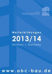 Holzbau / Dachbau - ABC-Bau