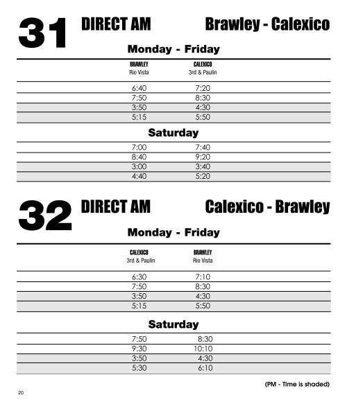 Download Rider Guide - Imperial Valley Transit