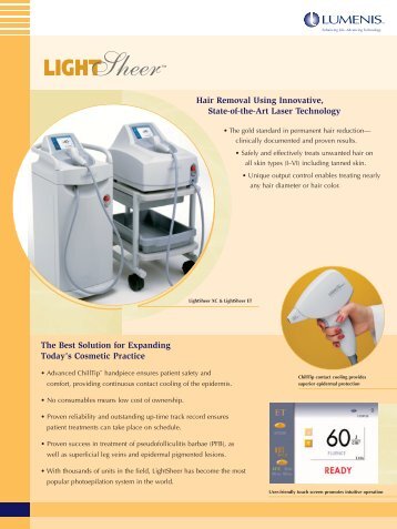 Hair Removal Using Innovative - Lumenis Aesthetic