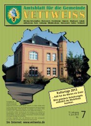 Juli 2013 - Gemeinde Vettweiß