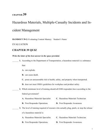 chapter 39 quiz - Bakersfield College