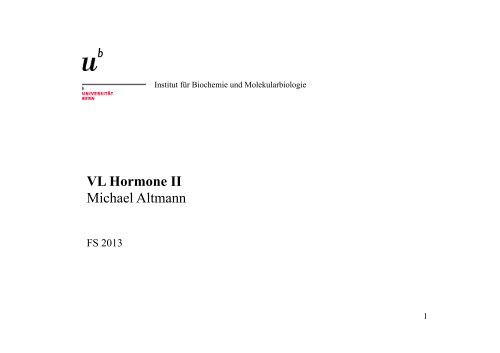 VL Hormone II Michael Altmann