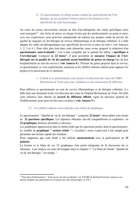 une expérience d'art-therapie à dominante arts plastiques aupres de ...