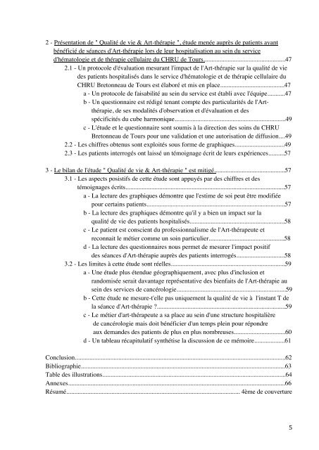 une expérience d'art-therapie à dominante arts plastiques aupres de ...