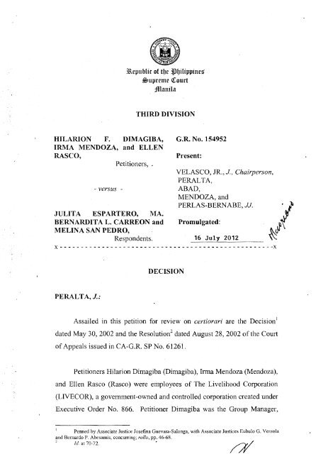 G.R. No. 154952. July 16, 2012 - Supreme Court of the Philippines